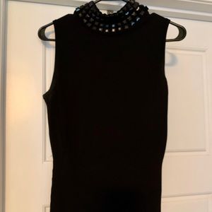 Black Cache knitted tank top